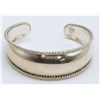 Image 1 : MEXICO STERLING CUFFWITH BRAIDED DESIGN ON