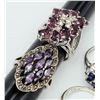 Image 3 : 4-STERLING FASHION BLING RINGS -SAPPHIRE &