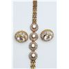 Image 2 : SET! STERLING GOLD TONED WOVEN STYLE BRACELET