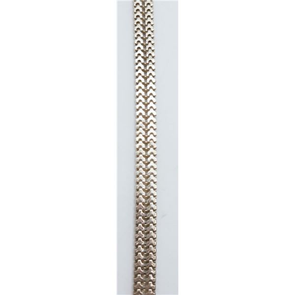 STERLING DOUBLE STRANDED BOX CHAIN STYLE