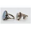 Image 2 : 2-STERLING MODERNIST RINGS WITH MULTI TONED