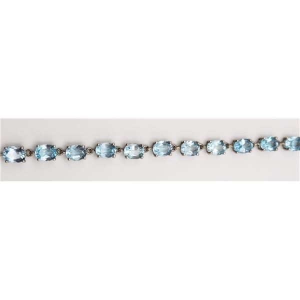 C.I.D STERLING TOPAZ FASHION BRACELET