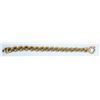 Image 2 : UNIQUE ITALY STERLING GOLD TONED BRACELET WITH