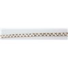 Image 1 : STERLING GOLD TONED TENNIS BRACELET WITH