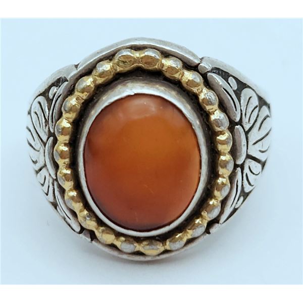 CAROLYN POLLACK SOUTHWESTERN MEN'S RING