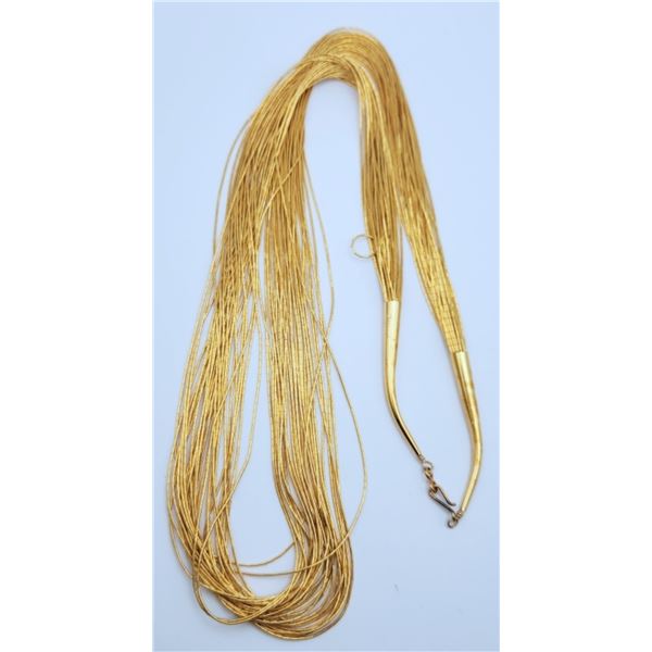 LIQUID STERLING MULTI LAYERED GOLD TONED