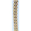Image 1 : STERLING GOLD TONED FASHION BRACELET WITH CZ