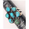 Image 4 : SOUTHWESTERN SPLIT SHANK RING WITH TURQUOISE