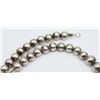 Image 3 : 23 INCH MULTI SIZE STERLING BALL BEADED NECKLACE