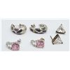 Image 1 : 3-PAIRS OF PIERCED EARRINGS STUDS/HOOPS