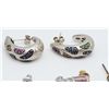 Image 2 : 3-PAIRS OF PIERCED EARRINGS STUDS/HOOPS
