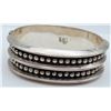 Image 1 : TH-105 MEXICO STERLING HINGED BANGLE