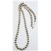 Image 1 : 26 INCH STERLING BEADED NECKLACE