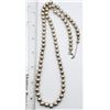Image 2 : 26 INCH STERLING BEADED NECKLACE