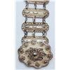 Image 1 : VINTAGE STERLING FLOWER PANEL BRACELET