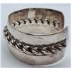Image 2 : STERLING CUFF WITH BRAIDED DESIEGN