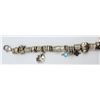 Image 3 : 7 INCH STERLING CHARM BRACELET WITH ALE