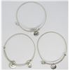 Image 2 : set up 3 Faith Sterling bangles