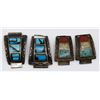 Image 1 : (2) STERLING NATIVE WATCH TIP SETS