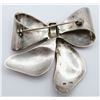 Image 3 : MKV MARKED STERLING MARCASITE BOW BROOCH