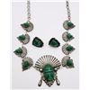 Image 1 : VINTAGE STERLING AZTEC NECKLACE / EARRINGS