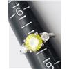 Image 9 : (4) STERLING RINGS with GREEN STONES