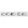Image 2 : (5) STERLING FASHION RINGS with STONES
