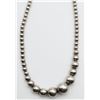 Image 1 : 15" STERLING BEADED NECKLACE for REPAIR