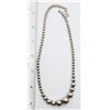 Image 3 : 15" STERLING BEADED NECKLACE for REPAIR