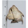 Image 2 : ABALONE STERLING FISH PIN STAMPED MEXICO