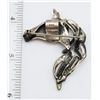 Image 2 : HORSE DESIGN STERLING PIN / PENDANT