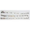 Image 2 : (3) PASTEL STERLING BRACELETS