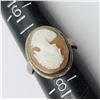 Image 4 : VINTAGE CAMEO STERLING SET - RING / EARRINGS