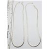 Image 2 : (2) STERLING NECKLACES 20" LONG