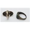 Image 2 : (2) SOUTHWEST STERLING RINGS