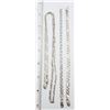 Image 3 : 26" NECKLACE & (2) 8" BRACELETS 925 LOT