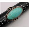 Image 4 : SOUTHWEST STERLING RING with OBLONG STONE