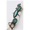 Image 1 : (4) SOUTHWEST STERLING RING TOURQUISE