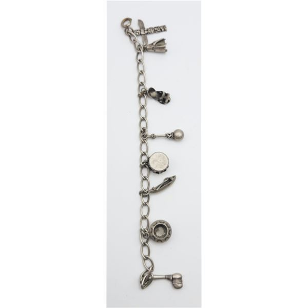 NATIVE AMERICAN STYLE CHARM BRACELET