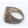 Image 2 : MENS STERLING TIGER STONE RING