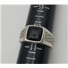 Image 6 : (2) MENS STERLING RINGS (1) BLACK ONYX