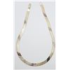 Image 2 : 16" HERRINGBONE STERLING NECKLACE