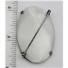 Image 2 : ANTIQUE MOTHER of PEARL / STERLING PIN