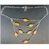 Image 2 : MULTI STRANDED STERLING NECKLACE WITH PEACH