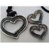 Image 2 : SET MARCASITE HEART NECKLACE / EARRINGS