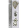 Image 2 : 3-STERLING PENDANTS: (1)CHILD (1)WITH