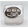 Image 3 : MASSIVE STERLING FASHION BLING RING