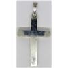 Image 1 : MEXICO STERLING CROSS PENDANT