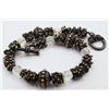 Image 3 : 7.5 INCH STERLING BEADED BRACELET WITH CRYSTAL