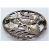Image 2 : VINTAGE OVAL SHAPED BROOCH WITH CUT-OUT